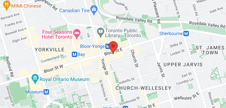 map of 53 BLOOR ST E